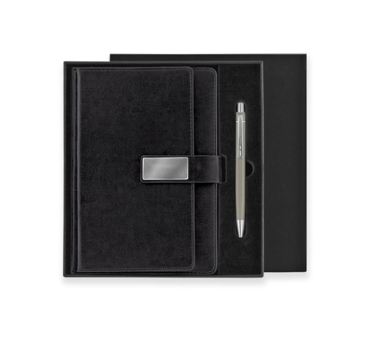 Тефтер A5 с разделител и магнитно закопчаване,