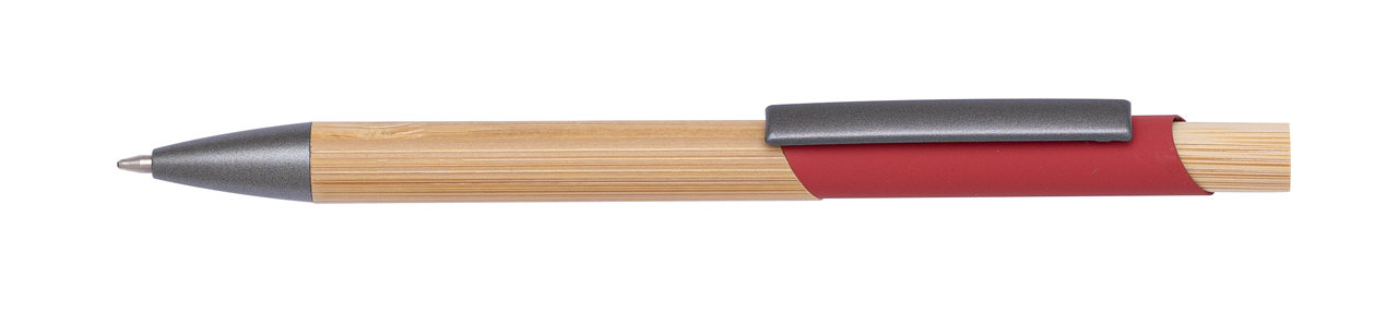 Метална химикалка с бамбукови елементи