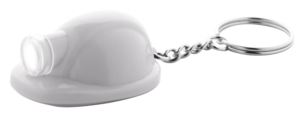 Ключодържател във формата на каска с LED фенерче