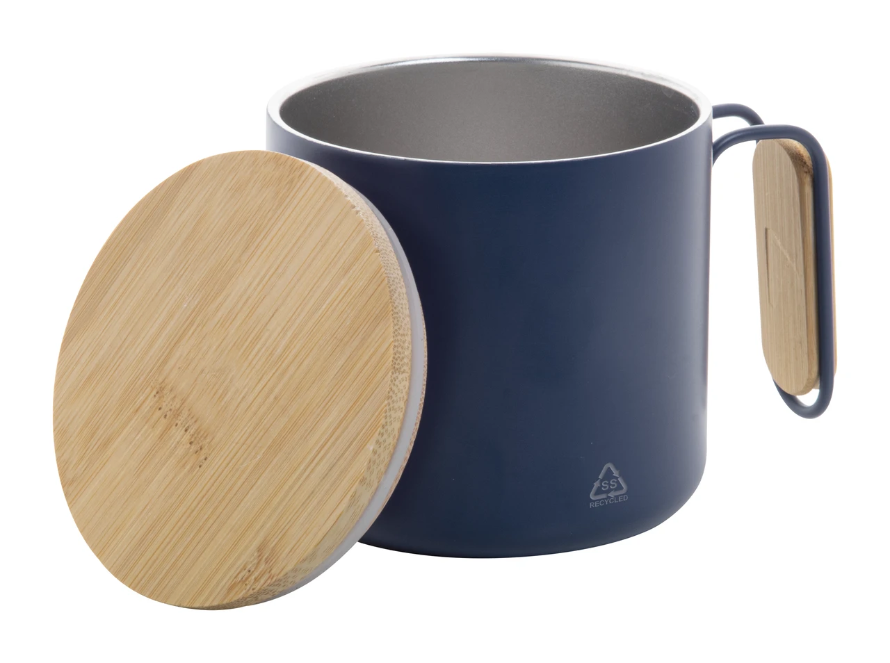 Стоманена термочаша с бамбуков капак 300 ml