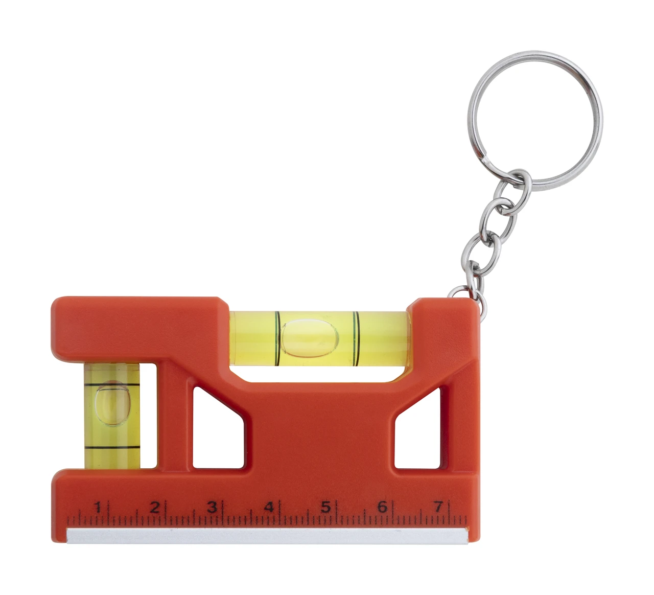 Мултифункционален ключодържател с линийка и два нивелира