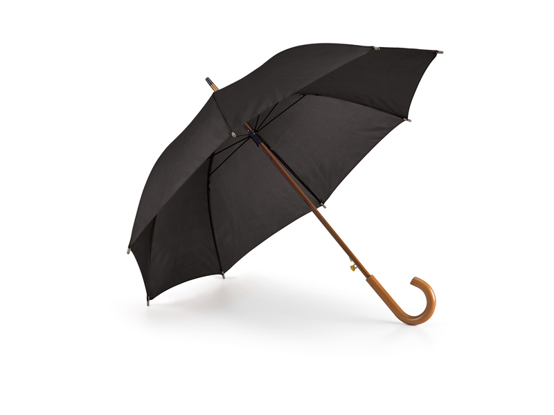 Автоматичен чадър с дървена дръжка