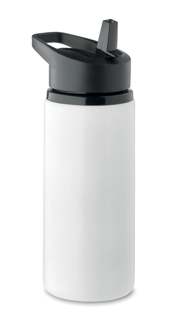 Метална бутилка със сламка 500 мл.